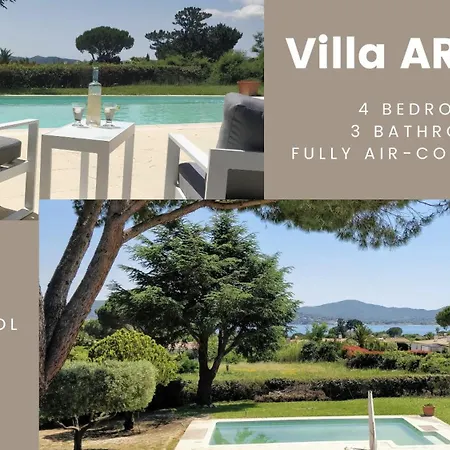 Villa Artemis Piscine Golfe St-Trop Grimaud